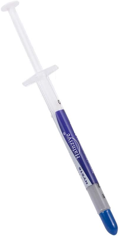 2x Silver Syringe Heat sink Compound Silicone Conductivity Thermal Paste | FPC