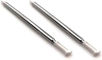for Nintendo NEW 3DS - 4x White Metal Retractable Extendable Stylus Pens | FPC