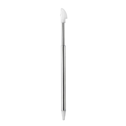 for Nintendo 3DS XL - 2 White Metal Retractable Extendable Stylus Touch Pens