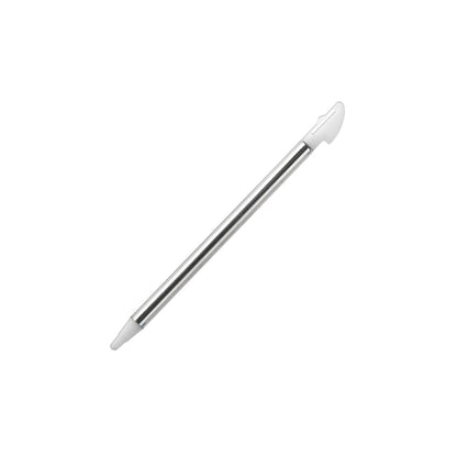 for Nintendo 3DS XL - 2 White Metal Retractable Extendable Stylus Touch Pens