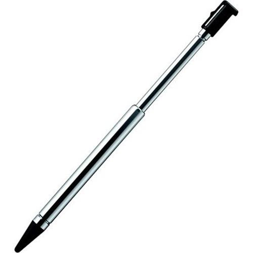 for Nintendo 3DS - 2 Black Metallic Retractable Extendable Stylus Pens | FPC