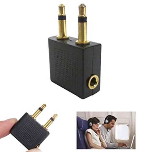 4x Aeroplane Airplane Airline In-Flight Chair Audio Adapter Headphone | FPC