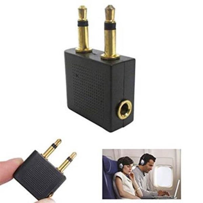 4x Aeroplane Airplane Airline In-Flight Chair Audio Adapter Headphone | FPC