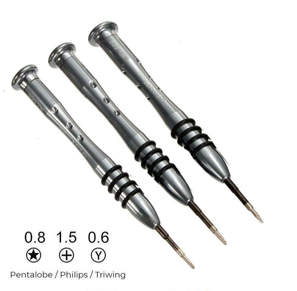 for iPhone 17 16 15 14 - Screwdriver Set - 0.6 Triwing 0.8 Pentalobe 1.5 Philips