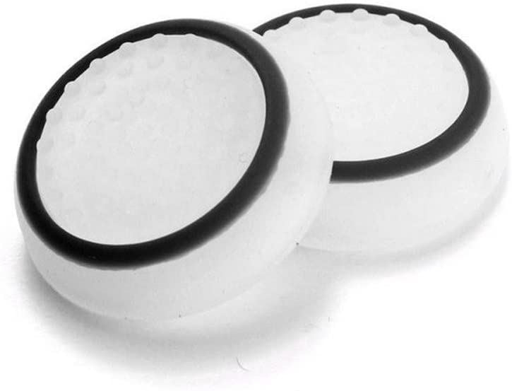 for PS4 & Xbox One - 2x Striped Rubber Silicone Thumb Stick Grip Cover | FPC