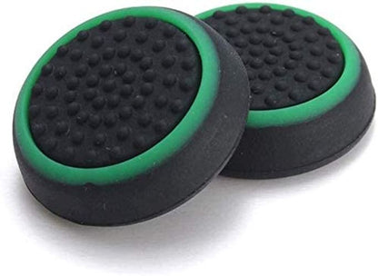 for PS4 & Xbox One - 2x Striped Rubber Silicone Thumb Stick Grip Cover | FPC