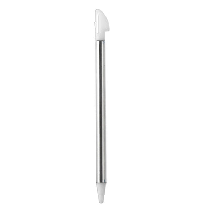 for Nintendo 3DS XL - 2 White Metal Retractable Extendable Stylus Touch Pens