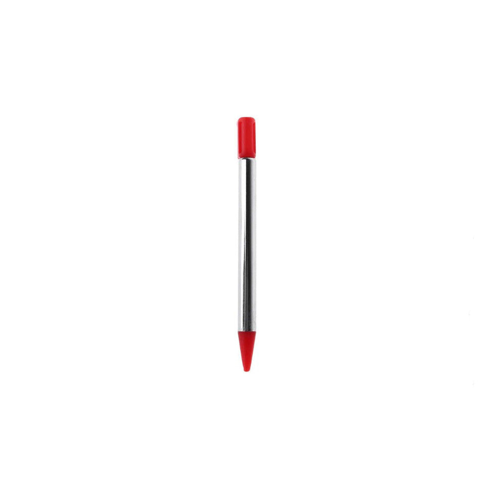 for Nintendo 3DS - 1 Red Metallic Retractable Extendable Stylus Pens | FPC
