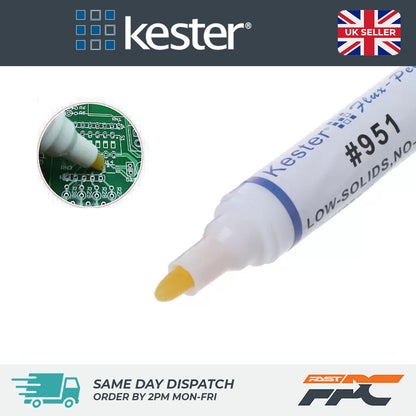 Kester 951 Rosin Capacity Non-Clean Soldering Flux Pen 10ml | FPC