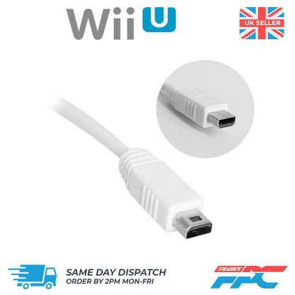 for Nintendo Wii U Gamepad Controller - 3m Long USB Charger Cable Lead | FPC