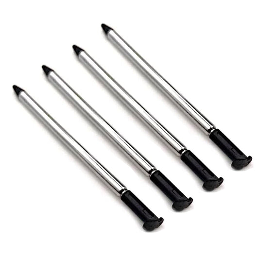 for Nintendo NEW 3DS - 4x Black Metal Retractable Extendable Stylus Pens | FPC