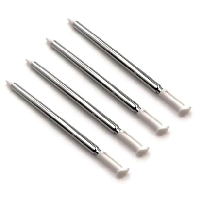 for Nintendo NEW 3DS - 4x White Metal Retractable Extendable Stylus Pens | FPC