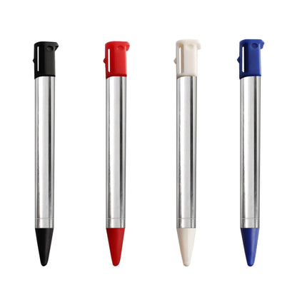 for Nintendo 3DS - 4 Pack of Colour Metallic Retractable Extendable Stylus Pens