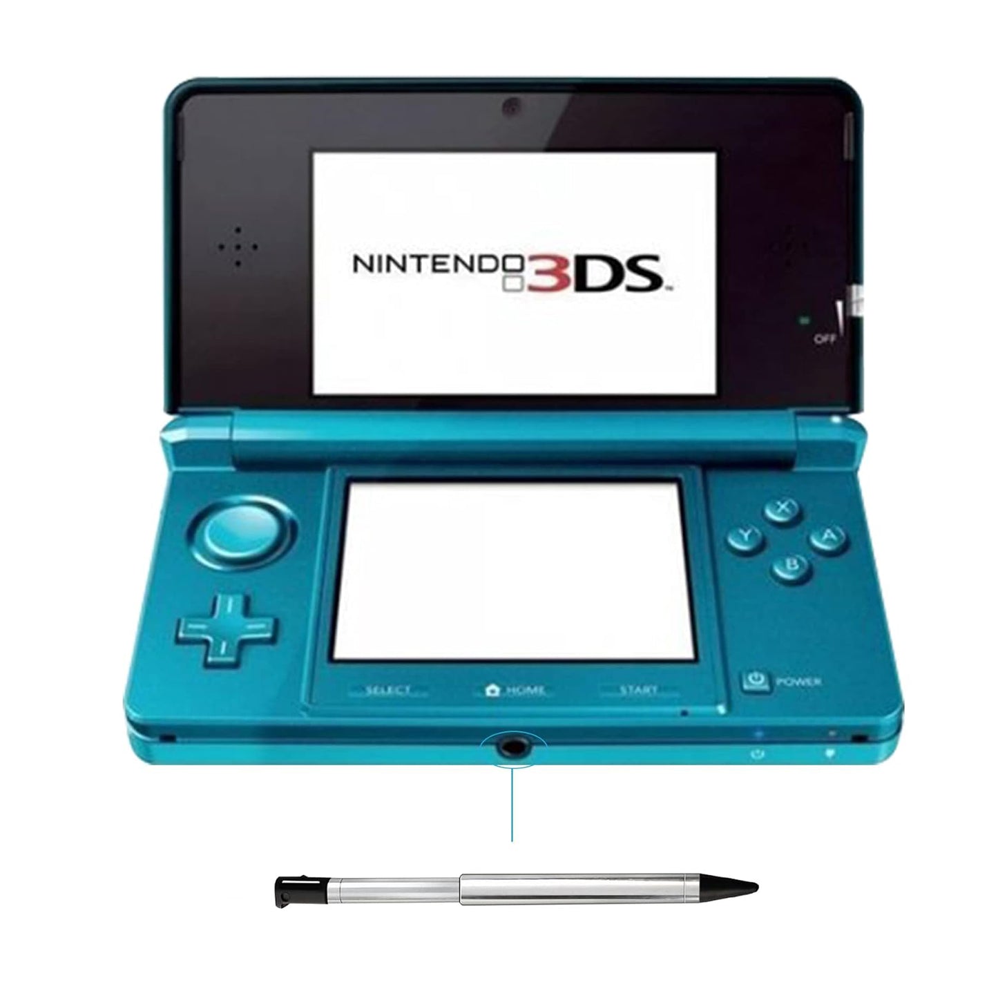 for Nintendo 3DS - 4 Pack of Colour Metallic Retractable Extendable Stylus Pens
