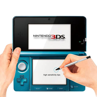 for Nintendo 3DS - 4 Pack of Colour Metallic Retractable Extendable Stylus Pens