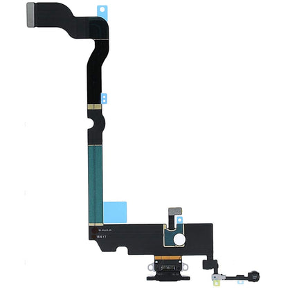 iPhone XS MAX BLACK USB Charging Dock Port & Mic Headphone Jack Flex | FPC