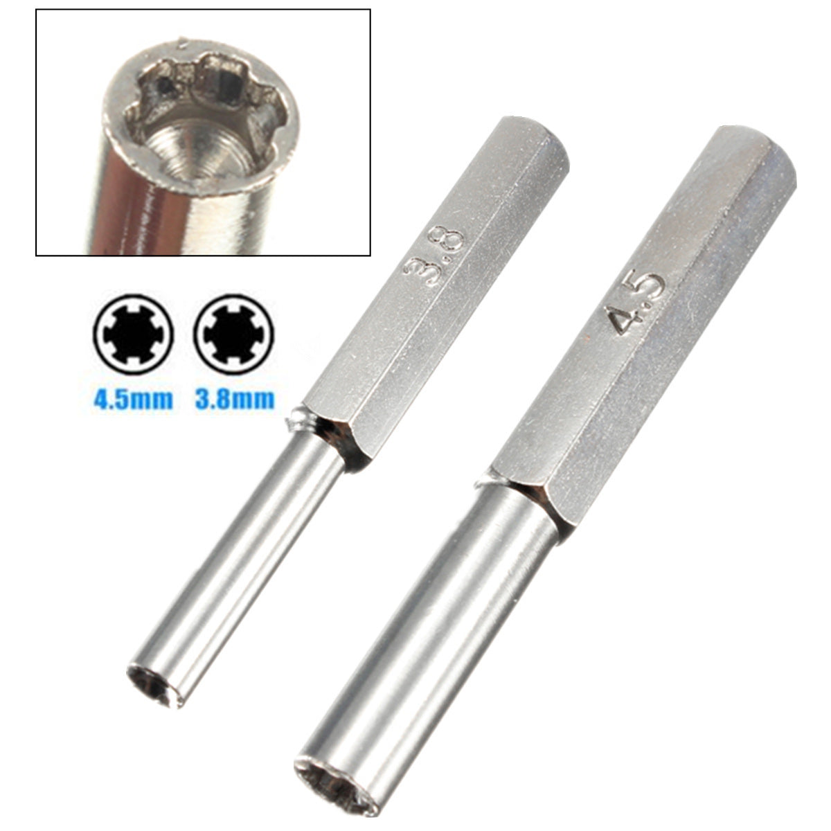 Gamebit Game & Console Security Tool Bit 3.8 & 4.5mm for SNES N64 NES GC Gameboy