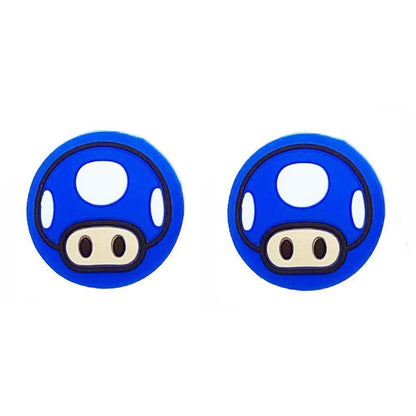 for Nintendo Switch | Lite | OLED - 2x Mario Mushroom Thumb Stick Grip Covers