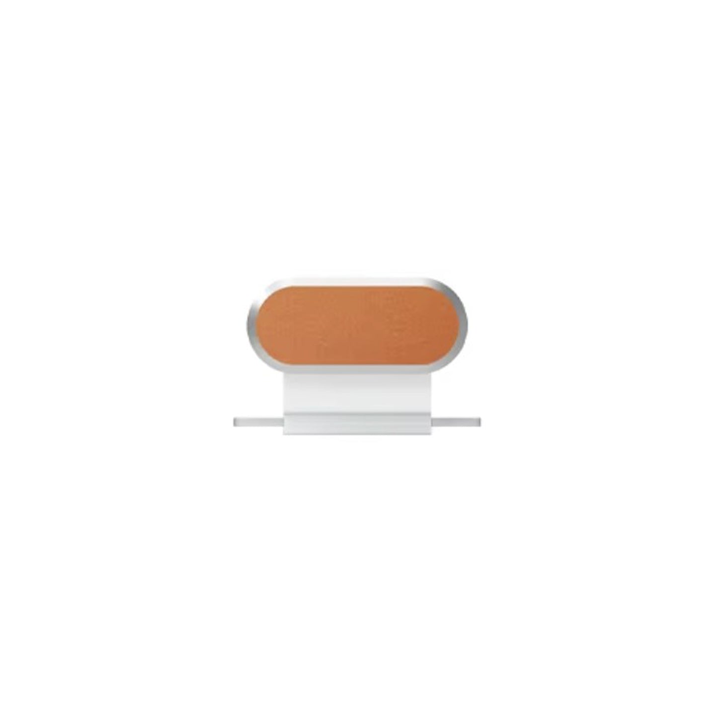 Metal & Silicone USB-C Self-Adhesive Charging Port Dust Plug Cover for iPhone 17