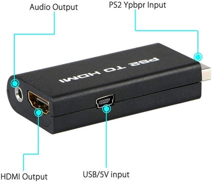 for Playstation 2 - PS2 to HDMI Adapter Converter Output 1080P TV (Read Listing)
