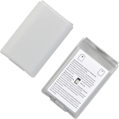 for Xbox 360 Controller - Off White AA Battery Holder Shell Back Door Cover
