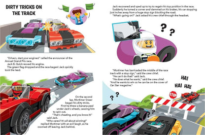 LEGO Books Official Annual 2025 (with Race Driver Minifig) - Brand New | Sealed