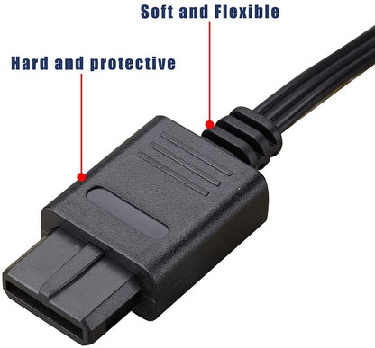 for Nintendo SNES | GameCube | N64 - RCA AV TV Audio Video Cable Lead | FPC