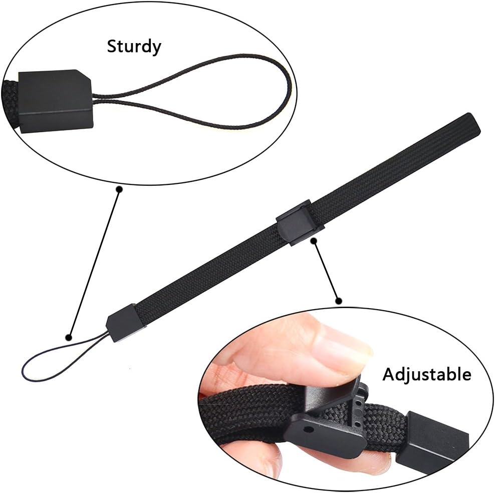 for Switch 2DS Wii Remote PSP 3DS Vita Phone Camera - 4x Adjustable Wrist Strap