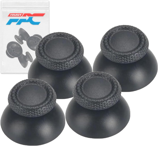 for Sony PS5 Controllers - 4x Black Analog Thumbstick Replacements | FPC