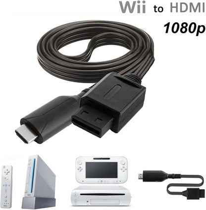 for Nintendo Wii - Wii to HDMI TV Converter Adapter Cable 720p 1080p PAL UK