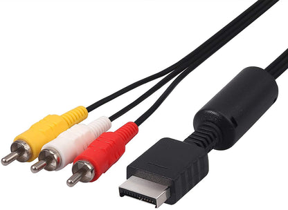 for Sony PS1 / PS2 / PS3 - RCA Audio Video AV Cable TV Lead Composite | FPC