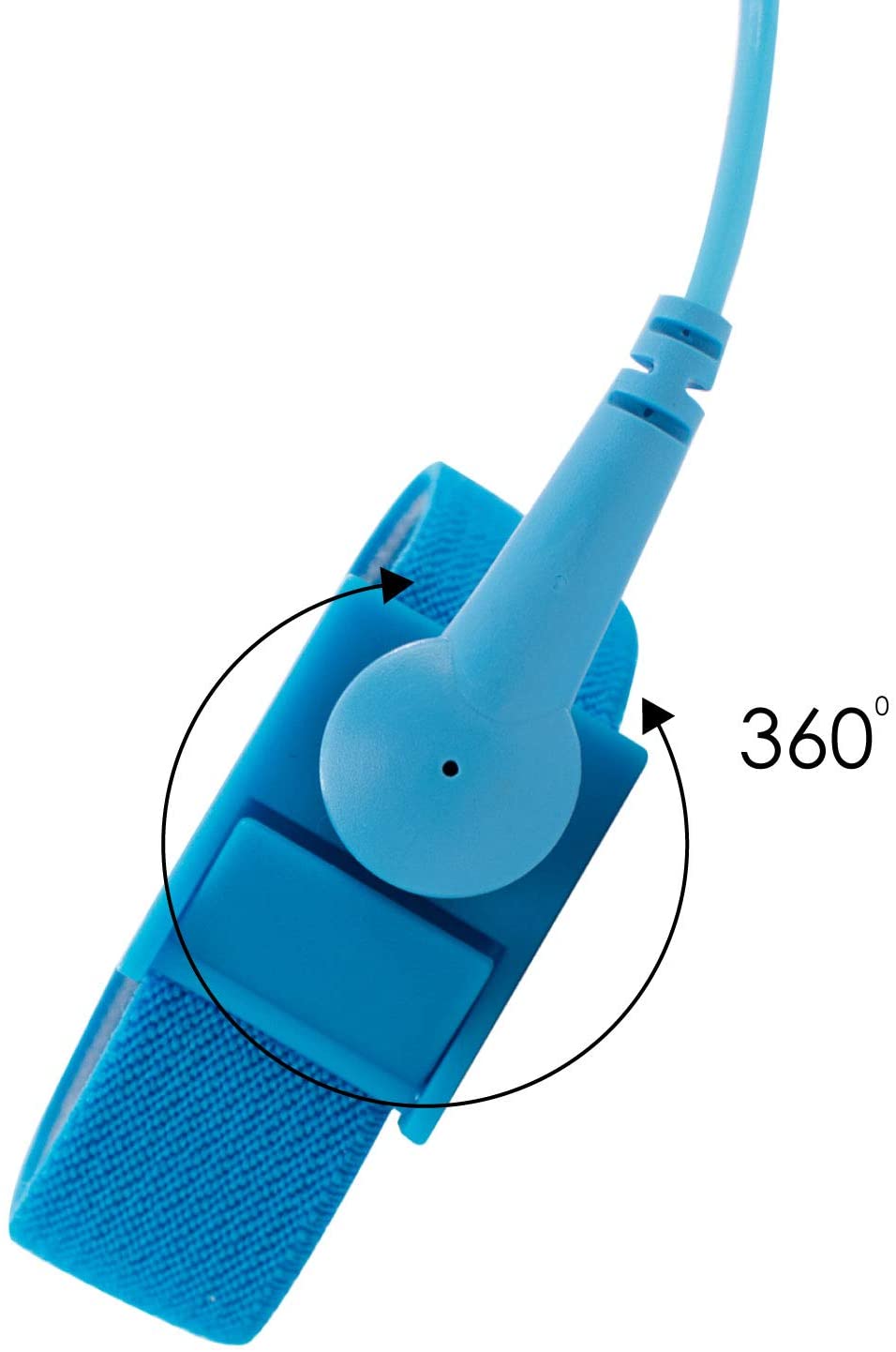 2x Blue Anti Static ESD Grounding Cord Adjustable Wrist Strap PC Phone Repairs