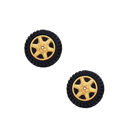 for PS5 & Xbox Series X Controller - 2x Tyre Wheel Thumb Stick Cover Cap Grips