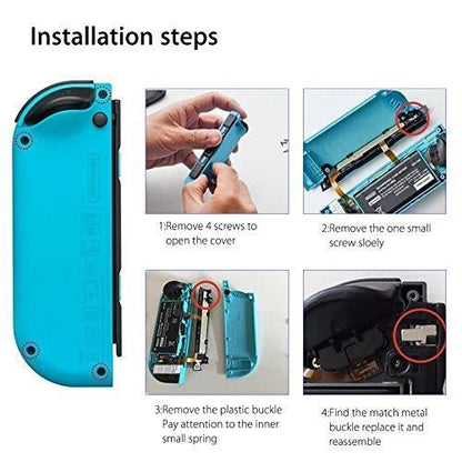 For Nintendo Switch JoyCon Controller - Metal Slider Buckle Latch Brackets | FPC