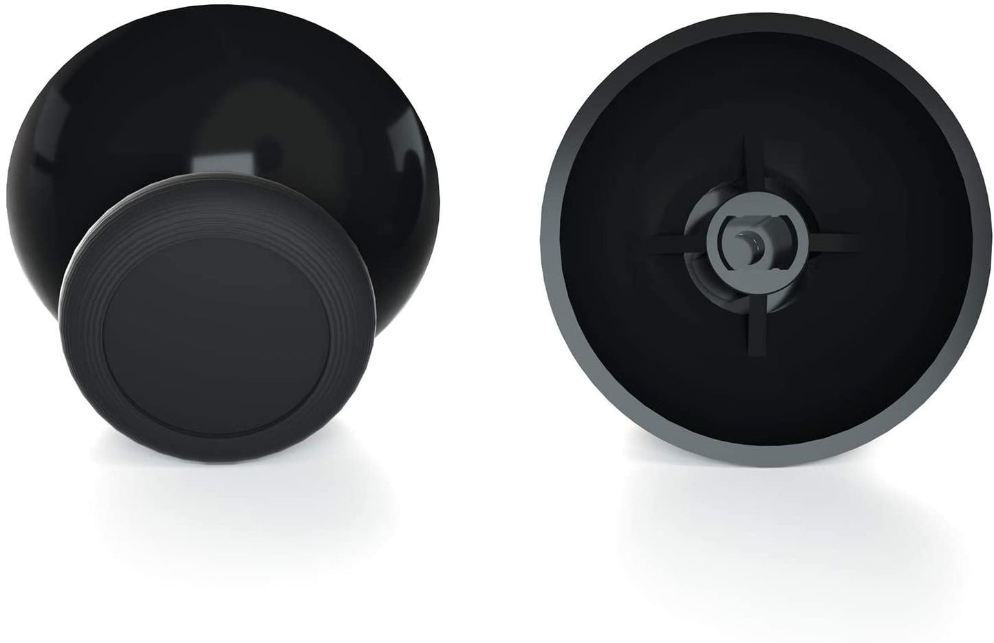 for Nintendo Switch Pro Controller - 2x Black Replacement Analog Thumb Stick