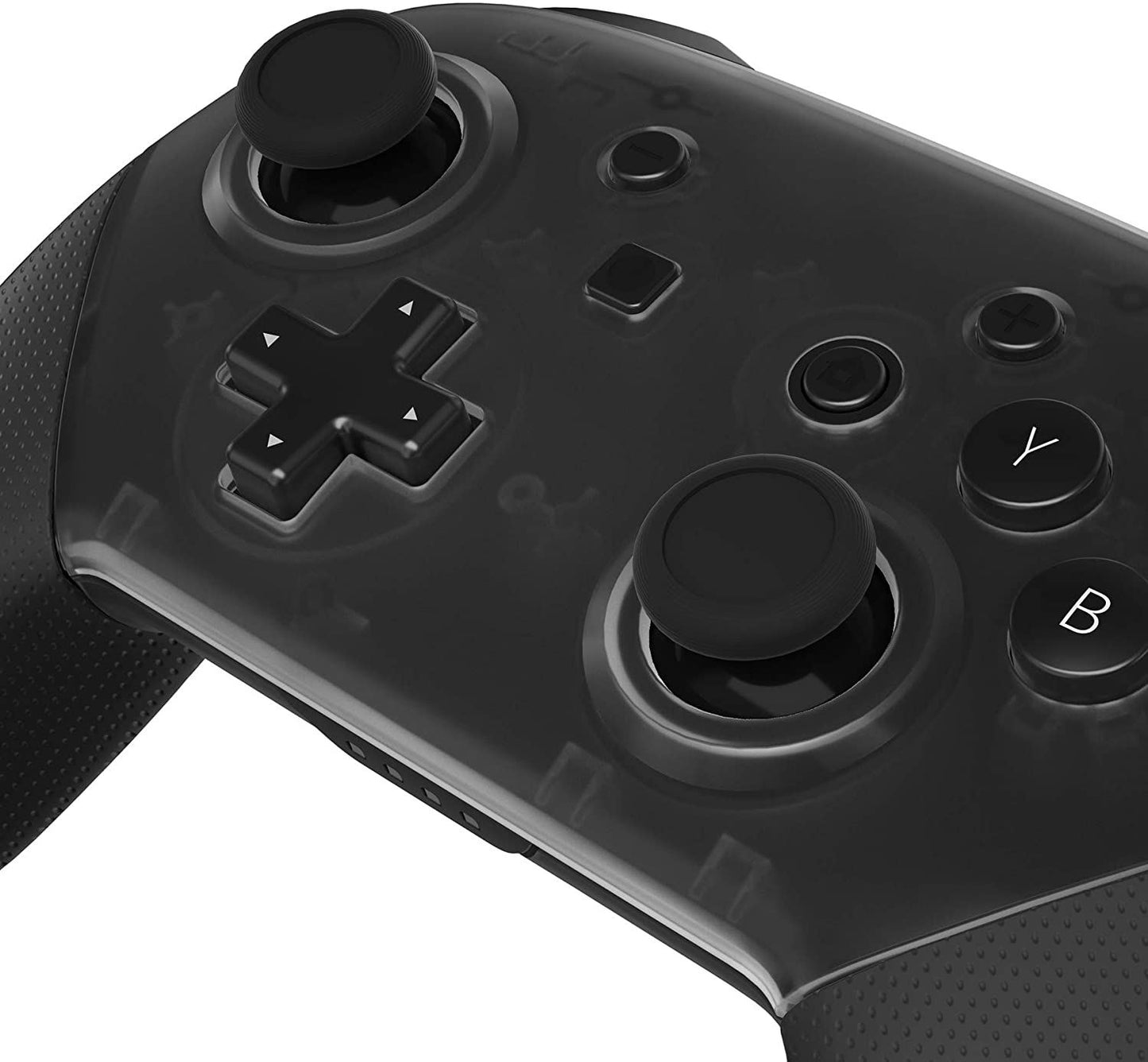 for Nintendo Switch Pro Controller - 2x Black Replacement Analog Thumb Stick