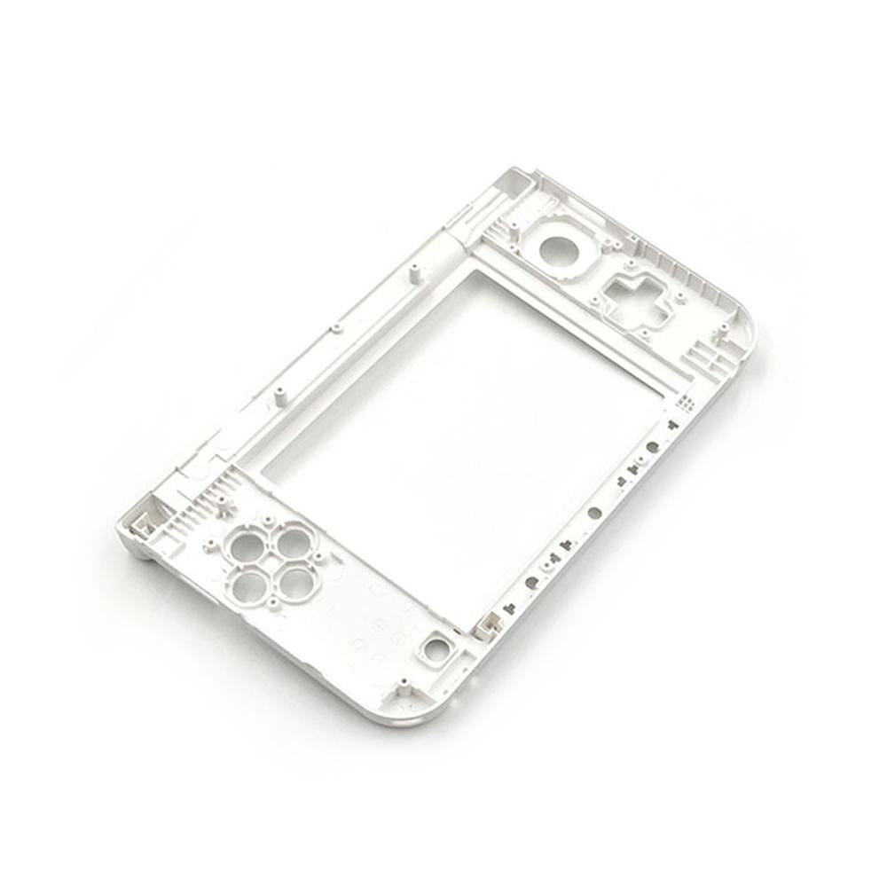 for Nintendo 3DS XL - White Mid Hinge Frame Housing Shell Part | FPC