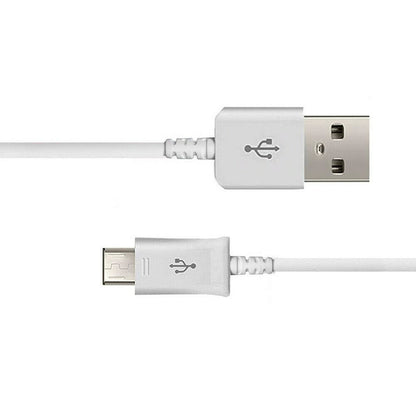 For Xbox One & 360 Controllers - White 3m Long Micro USB Charging Cable Lead