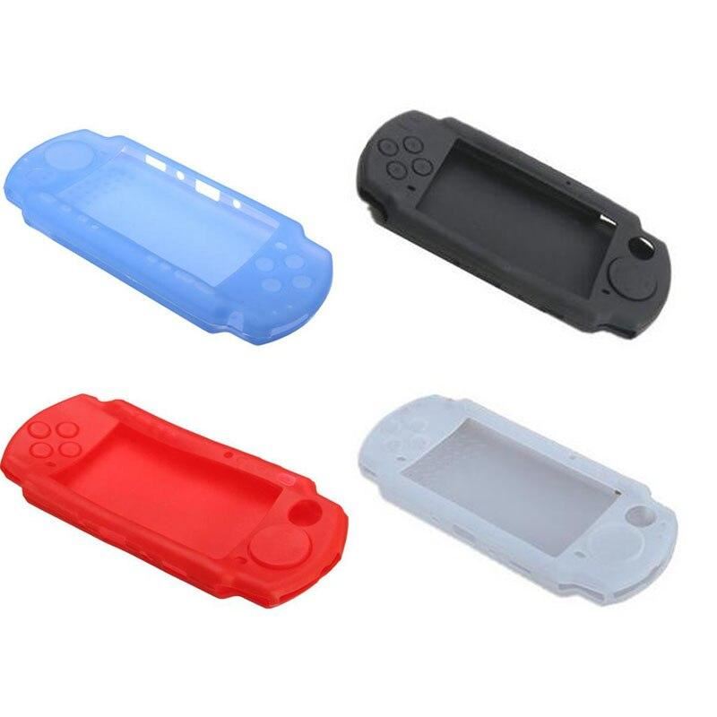 for PSP 2000 3000 Series - Soft Silicone Rubber Bumper Protective Case Cover