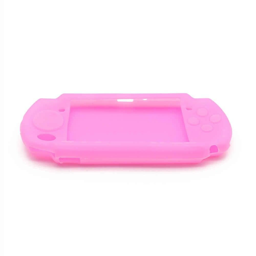 for PSP 2000 3000 Series - Soft Silicone Rubber Bumper Protective Case Cover