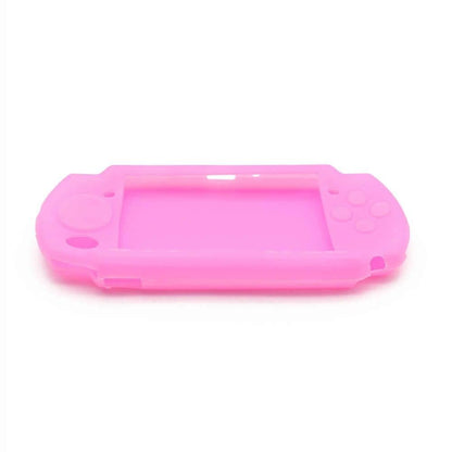 for PSP 2000 3000 Series - Soft Silicone Rubber Bumper Protective Case Cover