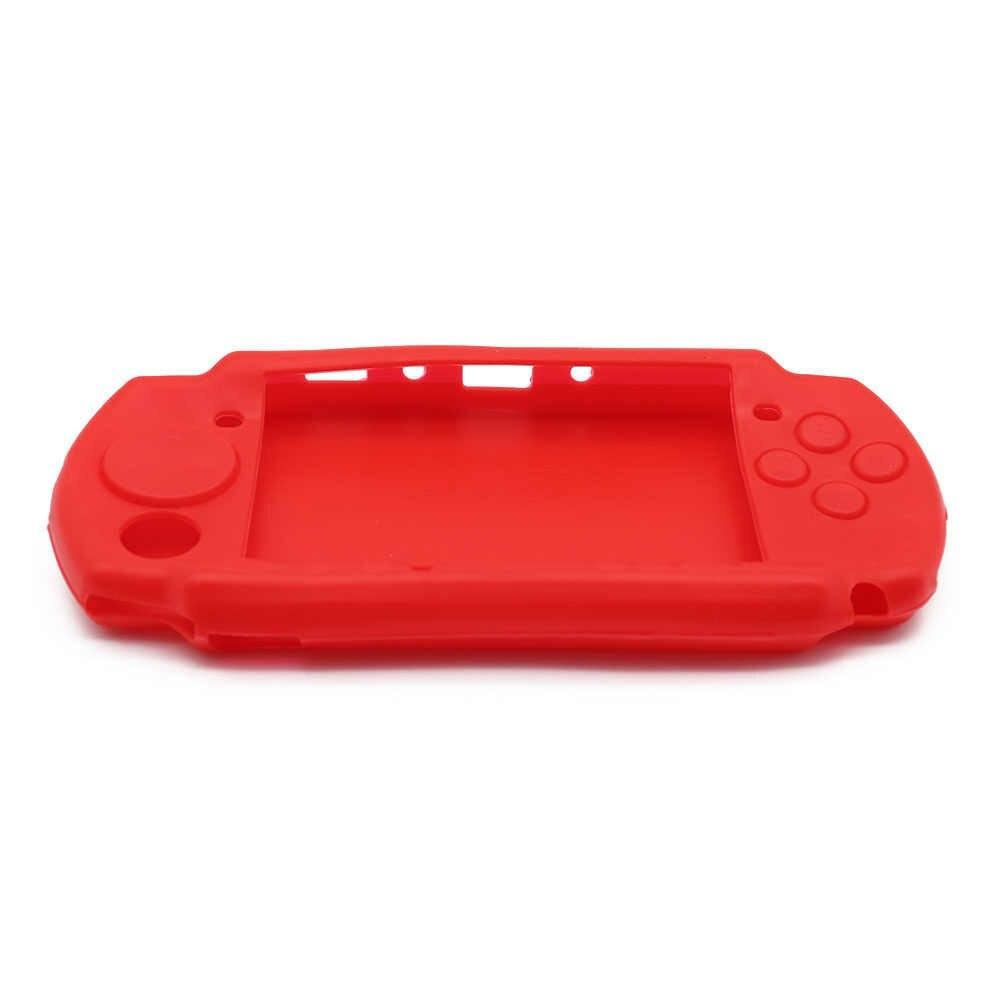 for PSP 2000 3000 Series - Soft Silicone Rubber Bumper Protective Case Cover