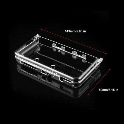 for Nintendo NEW 3DS - Clear Snap On Hard Protective Shell Armour Case Cover