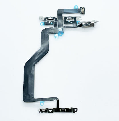 for iPhone 12 Mini - Power Volume Mute Button Switch Flex Cable with Metal | FPC