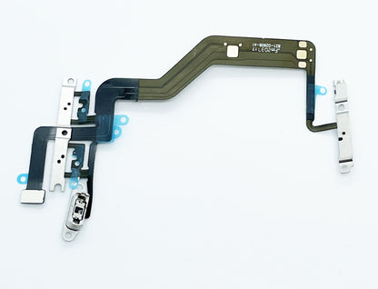 for iPhone 12 Mini - Power Volume Mute Button Switch Flex Cable with Metal | FPC