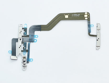 for iPhone 12 Mini - Power Volume Mute Button Switch Flex Cable with Metal | FPC