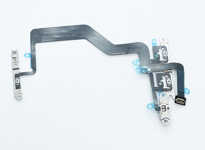 for iPhone 12 Mini - Power Volume Mute Button Switch Flex Cable with Metal | FPC