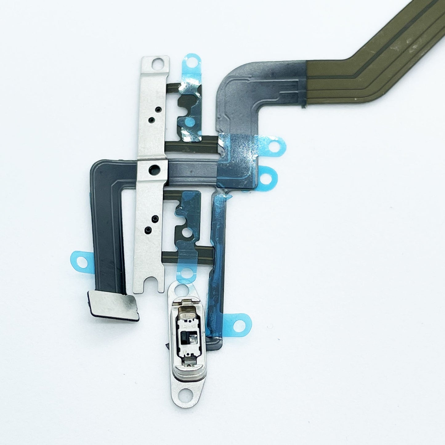 for iPhone 12 Mini - Power Volume Mute Button Switch Flex Cable with Metal | FPC