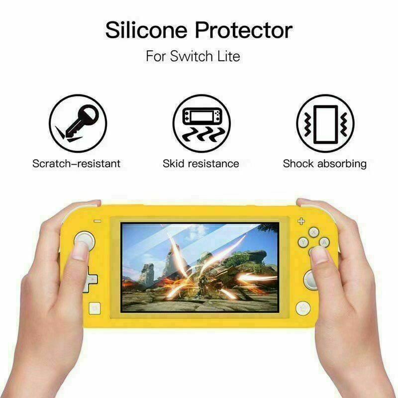 for Nintendo Switch Lite - Soft TPU Silicone Protective Skin Case Cover | FPC