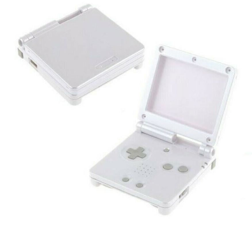 for Gameboy Advance SP - Pearl White Replacement Full Housing Shell & Lens | FPC